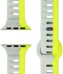 NALIA Motion Silikon Armband kompatibel mit Apple Watch Armband iWatch Series
