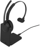 Jabra Evolve3 45 Mono Bluetooth-Headset mit Mikrofon, USB-A, MS Teams | Ladestation,