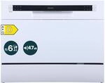 homeX GST6AD-W Tischgeschirrsp&uuml;ler Mini Geschirrsp&uuml;ler f&uuml;r 6 Ma&szlig;gedecke