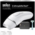 Braun IPL Ger&auml;te Haarentfernung Silk&middot;expert Pro 5, PL5234, Wei&szlig;/Silber