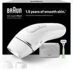 Braun IPL Ger&auml;te Haarentfernung Silk&middot;expert Pro 3, PL3222, Wei&szlig;/Silber