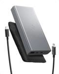 Spigen Essential Powerbank 20000mAh 30W, Externe Handyakkus, Grau
