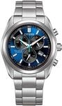 Citizen Eco-Drive Herren-Solaruhr Chronograph Titan/Blau AT2590-59L