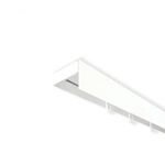 SN Deco - Vorhangschiene SH Set 1-l&auml;ufig, Gardinenschiene, vorgebohrt, m....