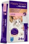 Happy Snack by FELIWAY, Lachs Geschmack, leckerer, beruhigender Leckerbissen, 24