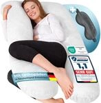 ELONEO NEU Seitenschl&auml;ferkissen mit Bezug | Stillkissen |...