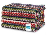 ZOLLNER - 5er Set - Frottiert&uuml;cher - bunt - 50x50 cm - 100% Baumwolle