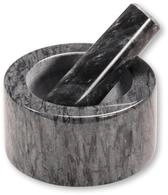 KESPER | M&ouml;rser, Material: Marmor, Ma&szlig;e: &Oslash; 13 cm/H&ouml;he: 8 cm, Farbe: Dunkelgrau 