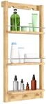 Casaria&reg; Duschregal Zum H&auml;ngen 3 Ablagen 3 Haken 70x29x10cm Duschablage...
