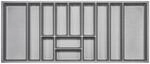 Orga-Box 3 Besteckeinsatz Tiefe: 473 x Breite: 1091 mm silbergrau