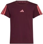 adidas M&auml;dchen Essentials Shirt, Maroon/Pure Turbo, 11-12 Years