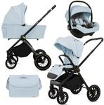 BabyLux&reg; Kinderwagen 3in1 Set ROSSO, Faltbar Leicht Kombikinderwagen Set incl.