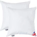 Homescapes Super-Mikrofaser F&uuml;llkissen 55x55 cm &ndash; 2er-Set Kissen wie Daunen,