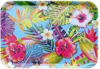 Lashuma Kunststoff Esstablett Muster: Tropical, Gro&szlig;es Servicetablett...