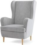 Masseno Ohrensessel VOGERA, Lounge Sessel im Modern Stil mit Armlehnen, Komfort