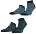 ESPRIT Herren Sneakersocken Fine Line 2-Pack M Sn Baumwolle kurz gemustert 2 Paar,