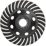 STIER Diamantschleiftopf 125 x 22,23 mm | Turbo-Rand, Beton und Naturstein, Hohe