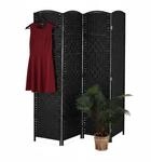 Relaxdays Paravent Raumteiler, HxB: 170x160 cm, Faltbarer Raumtrenner, 3-teiliger