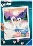 Ravensburger CreArt 12023203 - Eleganz der Schw&auml;ne - Malen nach Zahlen...