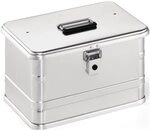 Aluminiumbox L432xB335xH275mm 29l m.Klapphebelverschl&uuml;ssen m.Bohrungen
