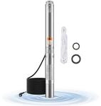 VEVOR Tiefbrunnenpumpe, 750 W Ausgangsleistung, 100 l/min Durchfluss, 75 m