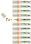 edding 24 EcoLine highlighter - orange - 10 Textmarker - Keilspitze 2-5 mm - zum