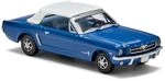 Wiking 020546 | Ford Mustang Cabrio | enzianblau | 1:87