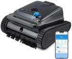 KLAMER Poolroboter Akku Kabellos, Wand & Boden, 150 Min, 200 m&sup2; | Bluetooth