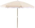 Beliani Sonnenschirm ⌀ 232 cm mit Polyestergewebe Stahlstange Sestriere