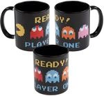 United Labels Pac-Man Tasse 320 ml, Ready! Player One Schwarz, Kaffeebecher aus