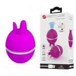 Pretty Love - Gemini Ball Purple Round Silicone Vibrator