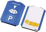 Hama 00083958 Multifunktions-Parkscheibe, Kunststoff, B120 x H155 x T8 mm, blau