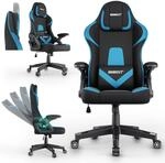 Onbest Gaming Stuhl ergonomisch &ndash; Gamingsessel bis 150 kg, Blau |...