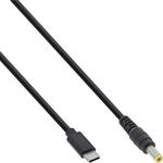 Inline&reg; USB Typ-C zu ASUS/Lenovo Notebook, runder DC-Stecker 5,5/2,5mm Ladekabel,