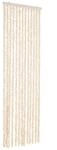 vidaXL Fliegenvorhang Beige und Wei&szlig; 56x200 cm Chenille