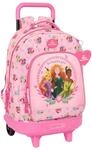 Princesas Disney, gro&szlig;er Rucksack mit R&auml;dern, kompakt, abnehmbar, ideal f&uuml;r Kinder