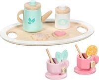 goki 51452 Teeservice &bdquo;Bunte Teestunde &ndash; 13-teiliges Holz-Teeset mit...