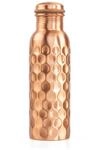 Bodhi Kupferflasche | Ayurveda Trinkflasche aus reinem Kupfer | Flasche mit...