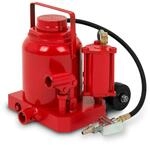 EBERTH Pneumatischer Wagenheber hydraulischer Stempelwagenheber 50T Druckluft,...