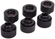 Alphacool 17383 HT 13mm HardTube Anschraubt&uuml;lle G1/4 - ger&auml;ndelt - Deep Black