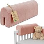Bettkantenschutz f&uuml;r Kinderbetten Cordstoff 80 cm - Schutz f&uuml;r Bettrahmen...