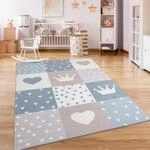 Paco Home Teppich Kinderzimmer Kinderteppich Spielteppich Kurzflor rutschfest...