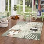 Pergamon Kinder Teppich Weich Kinderzimmer Softstar Kids Safari Friends...