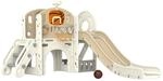 AIYAPLAY Kinderrutsche 7-in-1 mit Basketballkorb f&uuml;r Indoor & Outdoor 
