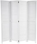 Mendler Paravent HWC-C30, Raumteiler, Shabby-Look, 170x160cm - wei&szlig; |...