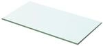 vidaXL Regalboden Glas Transparent 50x20 cm