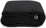 LightmaXX Backdrop 300x300cm, B1 Zertifiziert, Schwer Entflammbar, Schwarz,...