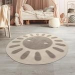 TT Home Kinderteppich Kinderzimmer Teppich Spielteppich Kurzflor Sonne...
