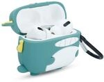 Cadorabo H&uuml;lle kompatibel mit Apple AirPod PRO 2 - Design Cute Dinosaur - Tragbare