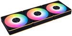 Lian Li UNI FAN CL FLEX Wireless 120 mm PWM-L&uuml;fter Schwarz 3er-Pack | ARGB, bis